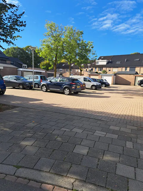 De parkeerplaats bij My Pedicure
